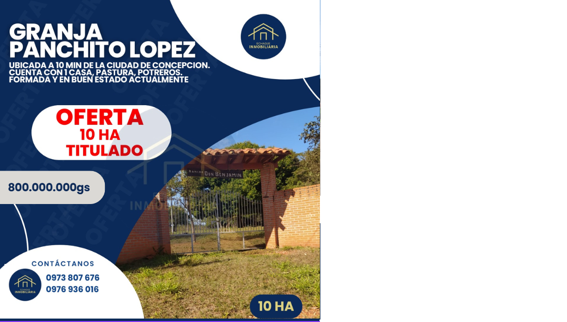 Granja Panchito López - 10 Ha titulada